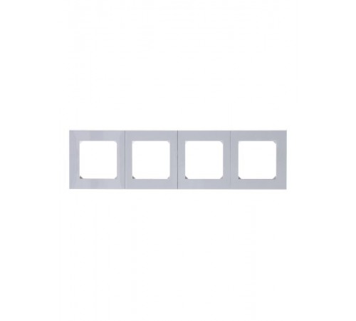 ABB Levit Серый / белый Рамка 4-ая  3901H-A05040 16W  2CHH015040A6016  ABB