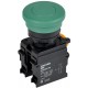 Кнопка "Грибок" с фиксац. d=22мм 1NO+1NC зелёная MASTER  MI-BG60-11M-3-21-K06  IEK