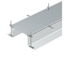Секция кабельного канала OKA-G глухая, с фиксаторами 2400x500x240 мм (сталь) (OKA-G50040240R)  7424066  OBO Bettermann