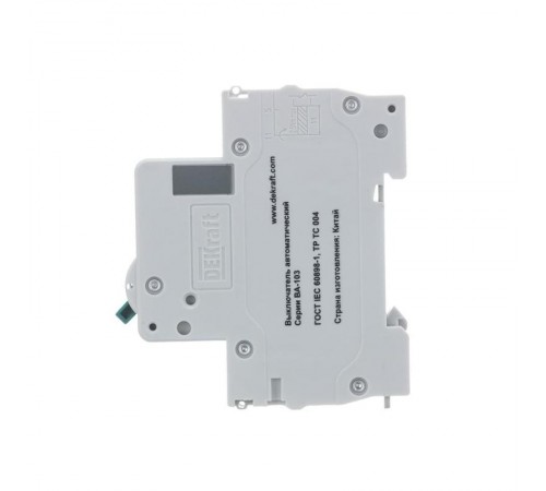 Выключатель автоматический однополюсный ВА-103 1Р 16А характеристика С 6кА  12273DEK  DEKraft
