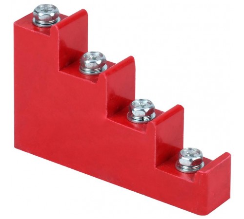Изолятор ступенчатый ИС4-20 (М6) силовой с болтом   YIS11-4-20-B  IEK