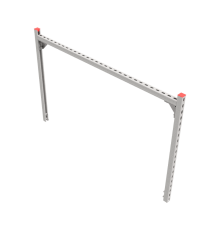 Опорная конструкция для гор. прямоуг. воздуховодов  TECHNORAPTOR 1500х1000  KM-TR-SSHRAD-1500-1000  КМ - профиль