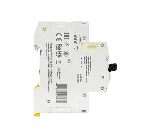 Выключатель автоматический трехполюсный M06N 3P D 1А 6кА ARMAT  AR-M06N-3-D001  IEK