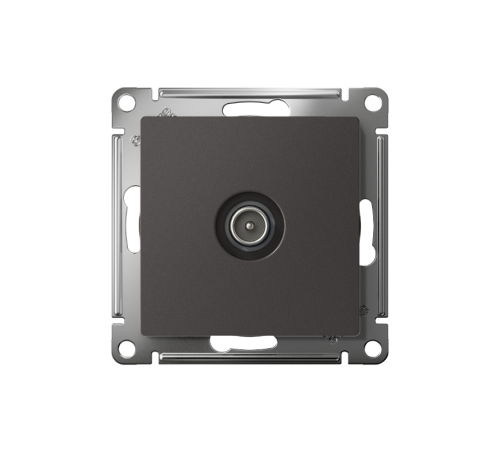 AtlasDesign Базальт TV Розетка проходная 4DB, механизм  ATN001492  SE