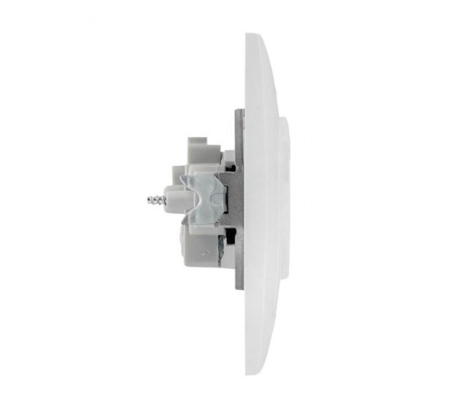 Валенсия розетка 1-местная б/з 10А белая с защ. штор. EKF PROxima   EWR10-022-10   EKF