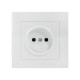 Валенсия розетка 1-местная б/з 10А белая с защ. штор. EKF PROxima   EWR10-022-10   EKF