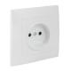 Валенсия розетка 1-местная б/з 10А белая с защ. штор. EKF PROxima   EWR10-022-10   EKF