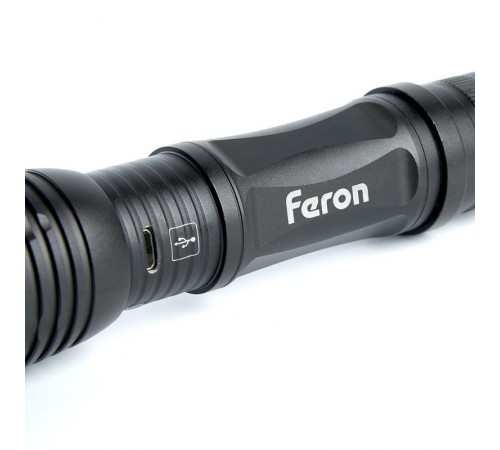 Фонарь светодиодный переносной аккумуляторный USB ZOOM, TH2401  41683  FERON
