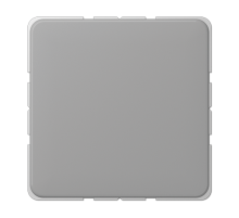 Крышка без отверстий с несущим каркасом для произвольных вырезов; серая  CD594-0GR  Jung