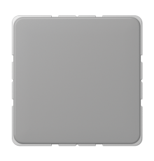 Крышка без отверстий с несущим каркасом для произвольных вырезов; серая  CD594-0GR  Jung