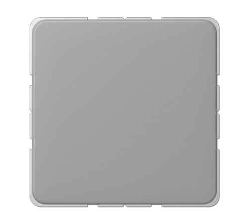 Крышка без отверстий с несущим каркасом для произвольных вырезов; серая  CD594-0GR  Jung