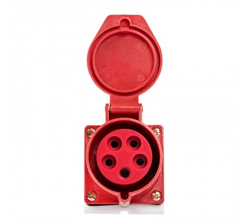 Розетка стационарная наружная 125 3Р+РЕ+N 32А 380В IP44 EKF PROxima  ps-125-32-380  EKF