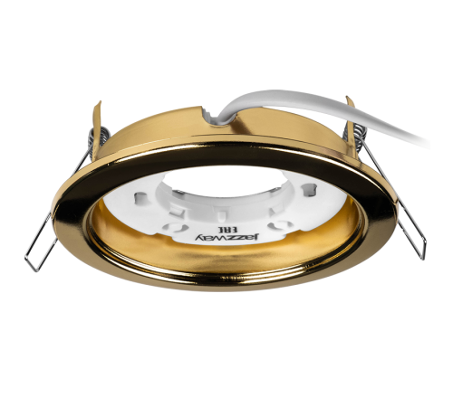 Светильник точечный встраиваемый под лампу ДВО PGX53 10639.3 15Вт GX53 IP20 золото глянцевое  1016867  Jazzway