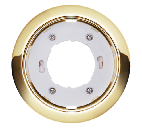 Светильник точечный встраиваемый под лампу ДВО PGX53 10639.3 15Вт GX53 IP20 золото глянцевое  1016867  Jazzway