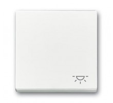 Клавиша для механизма 1-клавишного выключателя, c символом ""СВЕТ"" Future/Axcent/Carat/Династия, альп. белый  2CKA001751A3190  ABB