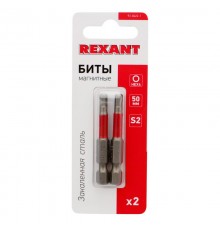Бита шестигранная HEX-4*50 мм для шуруповерта сталь S2 (упак. 2 шт.)  92-0422-1  Rexant