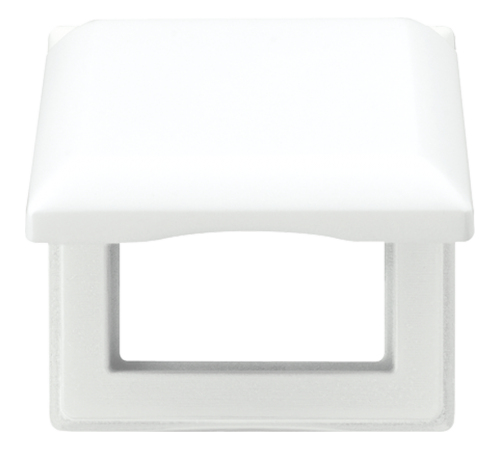 Откидная крышка 80,5 x 80,5 мм; противоударная; белая  AS581BFKLWW  Jung