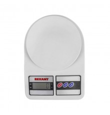 Весы настольные электронные, универсальные, от 1 гр. до 5 кг, пластик  72-1003  REXANT