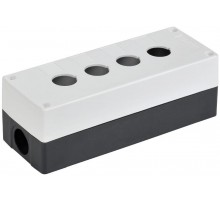 Корпус постов КП104-Р для кнопок 4 места белый  BKP10-4-K01-R  IEK