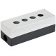 Корпус постов КП104-Р для кнопок 4 места белый  BKP10-4-K01-R  IEK
