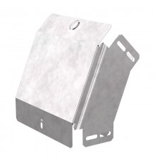 Угол вертикальный внешний 45 градусов с крышкой Стандарт 200х80  PR16.0558  Промрукав