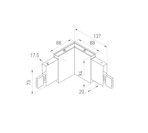 Светильник ALT-LINEAIR-FLAT-DIM-L90-2094-3W Warm3000 (BK, 100 deg) (Arlight, IP20 Металл, 3 года)  031531  Arlight