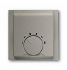 Плата центр. (накладка) для мех. терморегулятора (термостата) 1094 U, 1097 U, серия impuls, цвет серебр. металлик  1710-0-3744   2CKA001710A3744  A