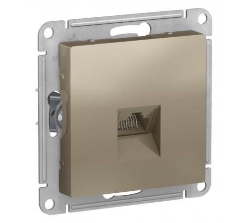AtlasDesign Шампань Розетка компьютерная RJ45, механизм  ATN000583  SE