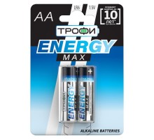 Батарейка щелочная (алкалиновая) LR6-2BL ULTRA (40/320/15360) (AA)   Б0018947  ТРОФИ