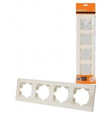 Рамка 4-х постовая сл. кость "Сенеж"   SQ1816-0157  TDM
