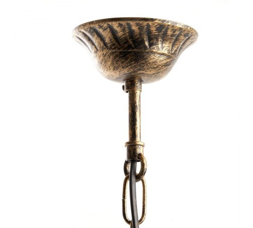 Светильник садово-парковый, 60W 230V IP44 черное золото, PL685 (на цепочке500мм)  11694  FERON