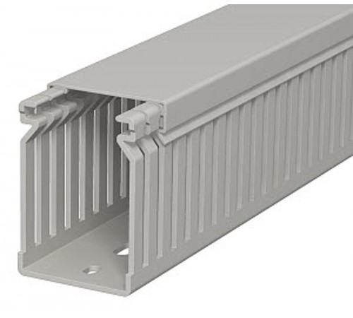 Распределительный кабельный канал LK4 60x40x2000 мм (ПВХ,серый) (LK4 60040)  6178031  OBO Bettermann