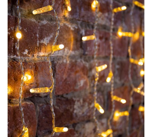 Гирлянда "Светодиодный Дождь" 2х1,5м, эффект мерцания, прозрачный провод, 230 В, диоды ТЕПЛЫЙ БЕЛЫЙ, 360 LED  235-316  NEON-NIGHT