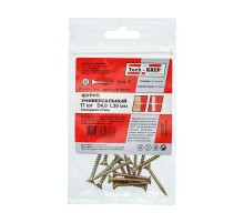 Саморез ШУж 4,0х30 пот. гол. (17 шт) - пакет ( 0,03 кг)  102491  Tech-KREP