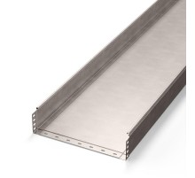 Лоток неперфорированный Стандарт INOX (AISI 409) 400х100х3000 (1,0 мм) (6 м/уп)  PR16.2400  Промрукав