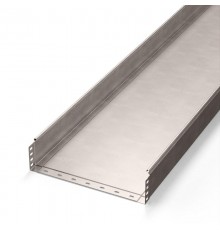 Лоток неперфорированный Стандарт INOX (AISI 409) 400х100х3000 (1,0 мм) (6 м/уп)  PR16.2400  Промрукав