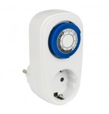 Розеточный механический таймер SMT-48p 16A суточный EKF PROxima  SMT-48p  EKF