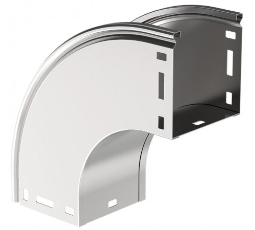 ESCA Поворот плавн. 90град тип В20 80х80мм  CPV41-0-90-080-080  IEK