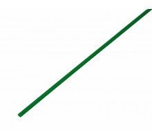 Термоусадочная трубка 2,0/1,0 мм, зеленая, упаковка 50 шт. по 1 м  20-2003  REXANT