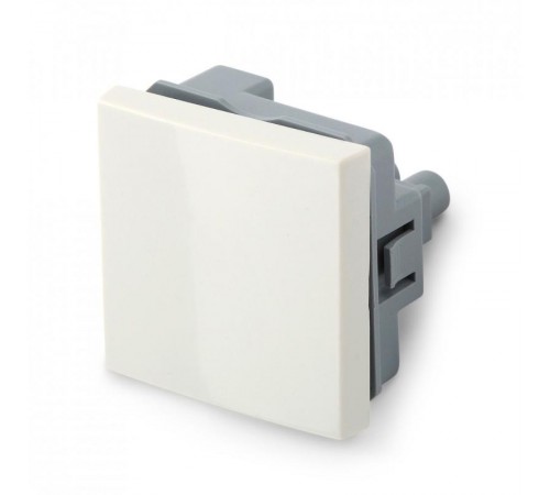 M45-SW-WH Выключатель, 2М, 45x45 мм, белый  249957  Hyperline