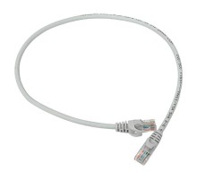 Патч-корд TERACOM PRO Cat.5E неэкранированный UTP оболочка LSZH серый (0,5м)  TRP-5EUTP-LSH-05M-GY  EKF