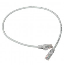 Патч-корд TERACOM PRO Cat.5E неэкранированный UTP оболочка LSZH серый (0,5м)  TRP-5EUTP-LSH-05M-GY  EKF