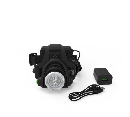 Фонарь налобный GFL407 5W 450lm Li-ion 2400mAh LED 1/12/48  GF407  Gauss