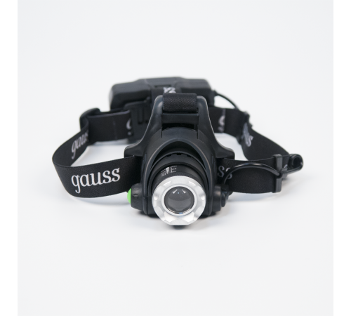 Фонарь налобный GFL407 5W 450lm Li-ion 2400mAh LED 1/12/48  GF407  Gauss