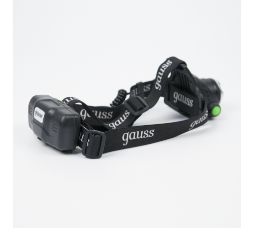 Фонарь налобный GFL407 5W 450lm Li-ion 2400mAh LED 1/12/48  GF407  Gauss