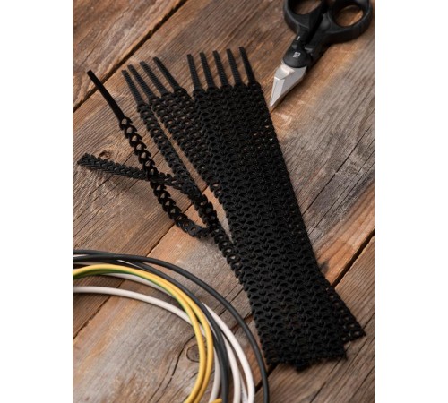 Хомут гибкий (20 шт.) черный FlexSTRAP  plc-fs-br  EKF