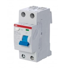 Выключатель дифференциальный (УЗО) F202 2п 25А 30мА тип AC  2CSF202001R1250  ABB
