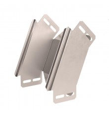 Угол вертикальный внешний 90 градусов Стандарт INOX (AISI 409) 150х80  PR16.3052  Промрукав