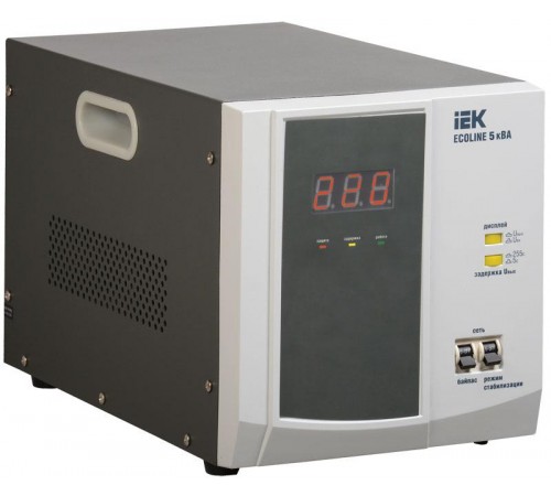 Стабилизатор напряжения переносной серии Ecoline 5 кВА   IVS26-1-05000  IEK