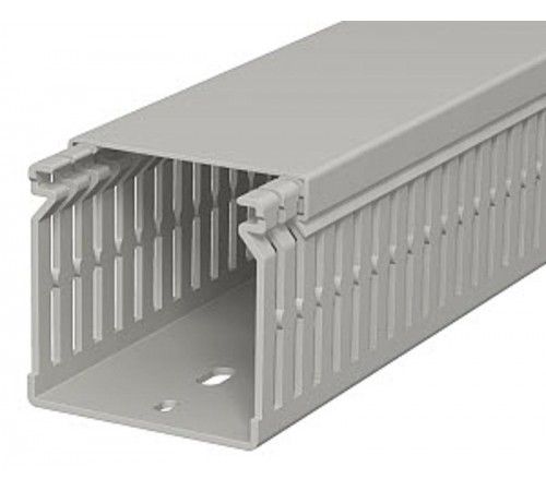 Распределительный кабельный канал LK4 N 60x60x2000 мм (ПВХ,серый) (LK4 N 60060)  6178207  OBO Bettermann